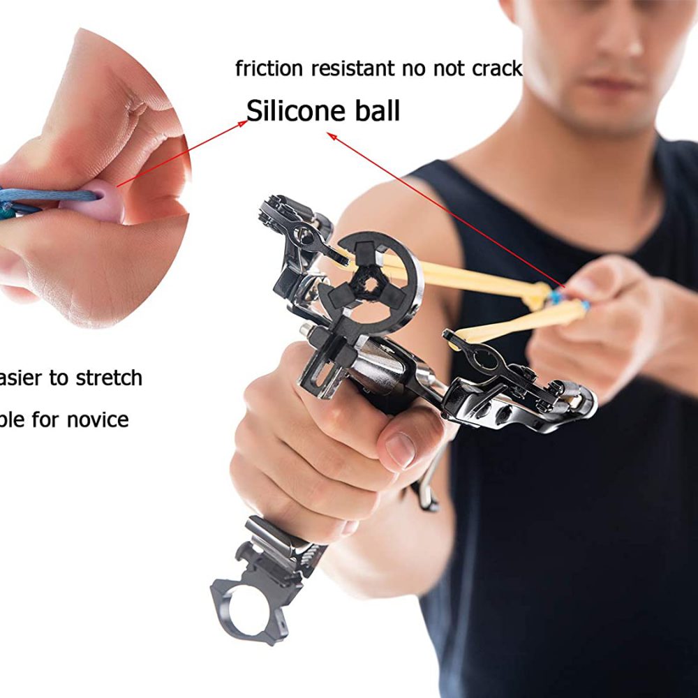 Slingshot High Velocity Professional Wrist Rocket Hunting Slingbow for